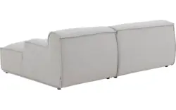 Goossens excellent loungebank sens bruin stof - 8251679-gespiegeld-02