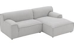 Goossens excellent loungebank sens bruin stof - 8251679-gespiegeld-02