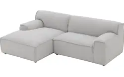 Goossens excellent loungebank sens bruin stof - 8251679-goossens-excellent-sens-bank-stof-bruin-01