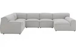 Goossens excellent u bank sens bruin stof - 8251680-gespiegeld-02
