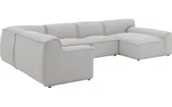 Goossens excellent u bank sens bruin stof - 8251680-gespiegeld-02