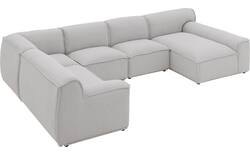 Goossens excellent u bank sens bruin stof - 8251680-gespiegeld-02