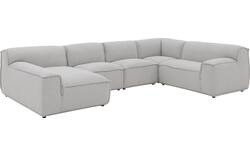 Goossens excellent u bank sens bruin stof - 8251680-goossens-excellent-sens-bank-stof-bruin-02