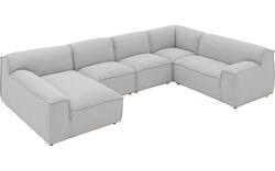 Goossens excellent u bank sens bruin stof - 8251680-goossens-excellent-sens-bank-stof-bruin-01