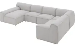 Goossens excellent u bank sens bruin stof - 8251680-goossens-excellent-sens-bank-stof-bruin-01