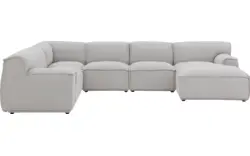 Goossens excellent u bank sens bruin stof - 8251681-gespiegeld-02