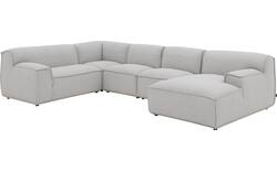 Goossens excellent u bank sens bruin stof - 8251681-gespiegeld-03