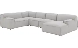 Goossens excellent u bank sens bruin stof - 8251681-gespiegeld-02
