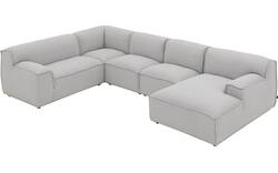 Goossens excellent u bank sens bruin stof - 8251681-gespiegeld-02