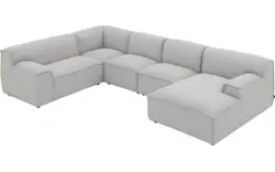 Goossens excellent u bank sens bruin stof - 8251681-gespiegeld-02