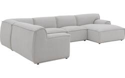 Goossens excellent u bank sens bruin stof - 8251681-gespiegeld-02