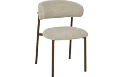 Goossens basic eetkamerstoel siem beige stof - 8251687-goossens-basic-siem-eetkamerstoel-stof-bruin-01