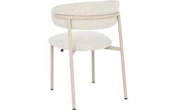 Goossens basic eetkamerstoel siem beige stof - 8251688-goossens-basic-siem-eetkamerstoel-stof-wit-01