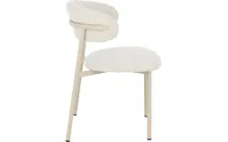Goossens basic eetkamerstoel siem beige stof - 8251688-goossens-basic-siem-eetkamerstoel-stof-wit-01