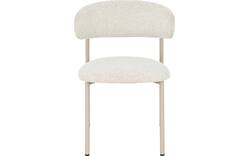 Goossens basic eetkamerstoel siem beige stof - 8251688-goossens-basic-siem-eetkamerstoel-stof-wit-01