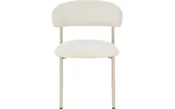 Goossens basic eetkamerstoel siem beige stof - 8251688-goossens-basic-siem-eetkamerstoel-stof-wit-01