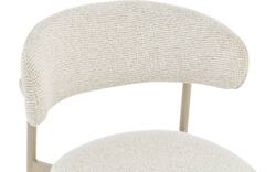 Goossens basic eetkamerstoel siem beige stof - 8251688-goossens-basic-siem-eetkamerstoel-stof-wit-01