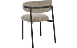 Goossens basic eetkamerstoel siem bruin stof - 8251689-goossens-basic-siem-eetkamerstoel-stof-bruin-01