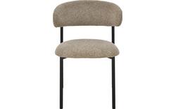 Goossens basic eetkamerstoel siem bruin stof - 8251689-goossens-basic-siem-eetkamerstoel-stof-bruin-01