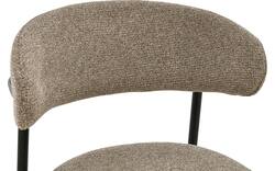 Goossens basic eetkamerstoel siem bruin stof - 8251689-goossens-basic-siem-eetkamerstoel-stof-bruin-01