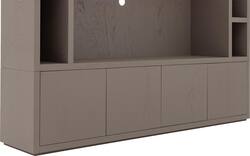Goossens tv meubel barcelona bruin eiken - 8251691-goossens-barcelona-tv-meubel-eiken-bruin-01