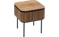 Goossens nachtkastje adel bruin teak - 8251696-goossens-adel-nachtkastje-teak-01