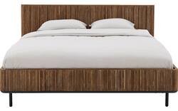 Goossens bedframe adel bruin teak - 8251698-goossens-adel-bedframe-teak-02