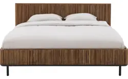Goossens bedframe adel bruin teak - 8251698-goossens-adel-bedframe-teak-01