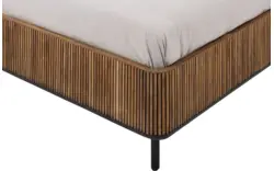 Goossens bedframe adel bruin teak - 8251698-goossens-adel-bedframe-teak-01
