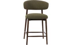Goossens counterstoel diede groen stof - 8251701-goossens-diede-barstoel-stof-02