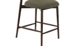 Goossens counterstoel diede groen stof - 8251701-goossens-diede-barstoel-stof-02