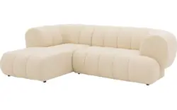 Goossens hoekbank weave wit stof - 8251716-gespiegeld-02