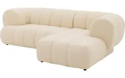 Goossens hoekbank weave wit stof - 8251716-goossens-weave-bank-stof-wit-01