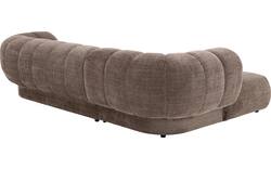 Goossens hoekbank weave bruin stof - 8251717-gespiegeld-02