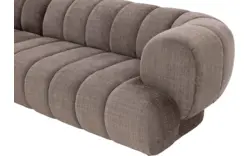 Goossens hoekbank weave bruin stof - 8251717-gespiegeld-02
