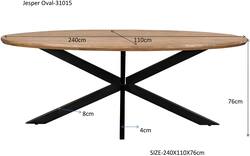 Goossens eettafel nilo bruin mango - 8251607-goossens-nilo-eettafel-mango-bruin-01