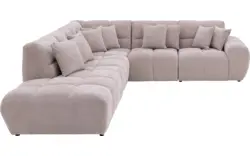Goossens excellent hoekbank kubus beige stof - 8252075-gespiegeld-02