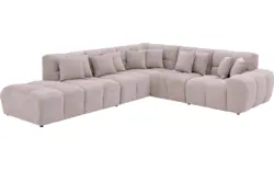 Goossens excellent hoekbank kubus beige stof - 8252075-gespiegeld-02