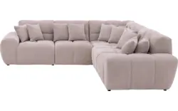 Stof fijn geweven beige