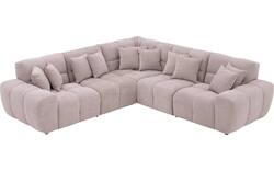 Goossens excellent hoekbank kubus beige stof - 8252076-goossens-excellent-kubus-bank-stof-beige-01
