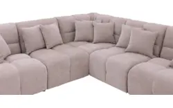 Goossens excellent hoekbank kubus beige stof - 8252076-goossens-excellent-kubus-bank-stof-beige-01