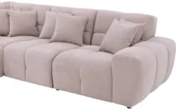 Goossens excellent hoekbank kubus beige stof - 8252076-goossens-excellent-kubus-bank-stof-beige-01