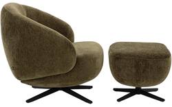 Goossens draaifauteuil saar groen stof - 8252084-goossens-saar-fauteuil-stof-01