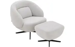 Goossens draaifauteuil saar beige stof - 8252085-goossens-saar-fauteuil-stof-01