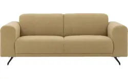 Goossens zitbank mellow geel stof - 8252086-goossens-mellow-bank-stof-geel-01