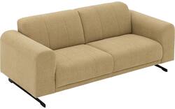 Goossens zitbank mellow geel stof - 8252086-goossens-mellow-bank-stof-geel-01