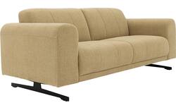 Goossens zitbank mellow geel stof - 8252086-goossens-mellow-bank-stof-geel-01