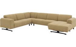 Goossens u bank mellow geel stof - 8252089-gespiegeld-03