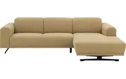 Goossens loungebank mellow geel stof - 8252090-gespiegeld-02