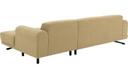 Goossens loungebank mellow geel stof - 8252090-gespiegeld-02